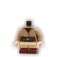 Jedi Youngling Body Dark Tan - LEGO Custom Part (BAFDE)