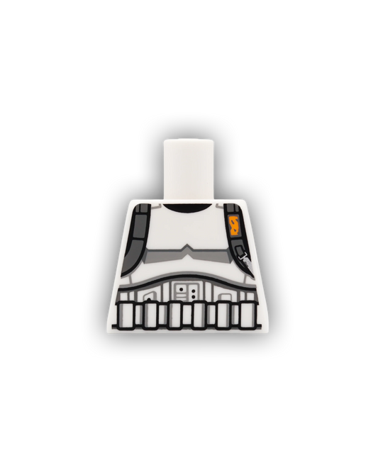 Backpack Stormtrooper Torso - LEGO Custom Part (BAFDE)