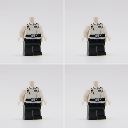 RC Security Bureau Captain Torso (No Belt Boxes) - LEGO Custom Part