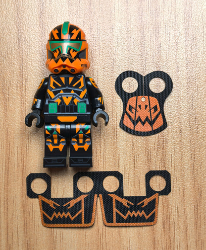 GCC Jack O Lantern Trooper - LEGO Custom Minifigure