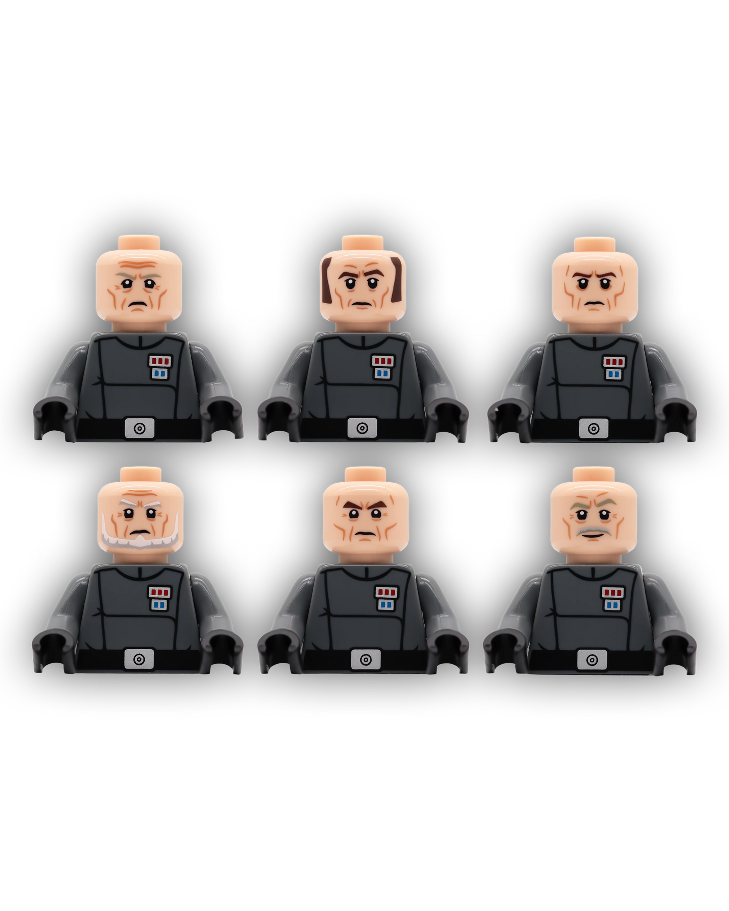Republic Admiral Pack - LEGO Custom Parts (BAFDE)