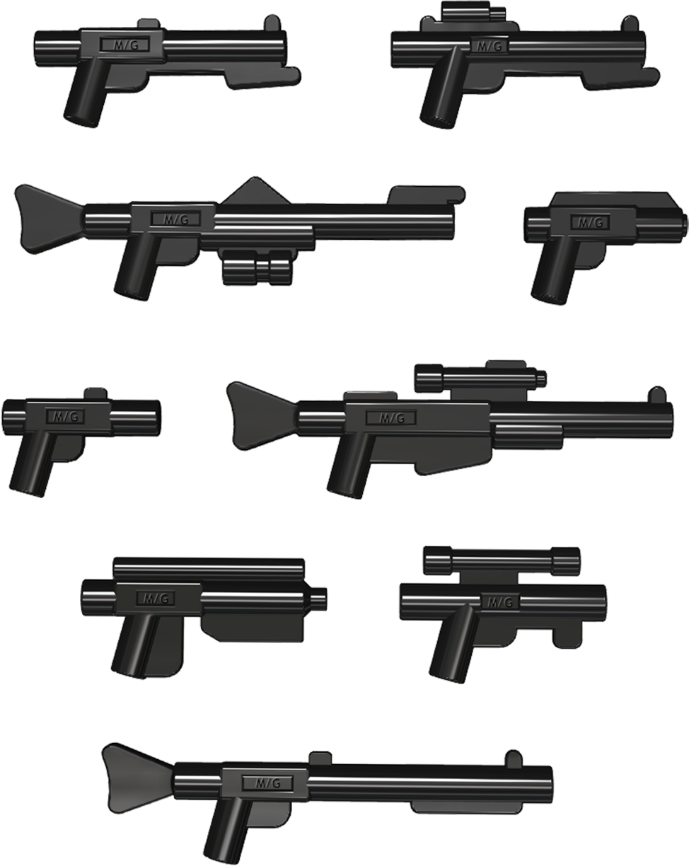 M/G Blasters - LEGO Custom Weapon (GCC)
