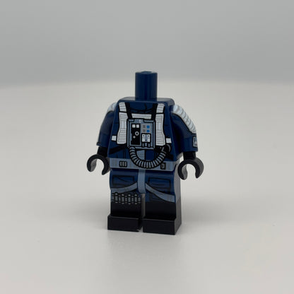 Rebel Pilot Jumpsuit Body - LEGO Custom Parts (Orbital)