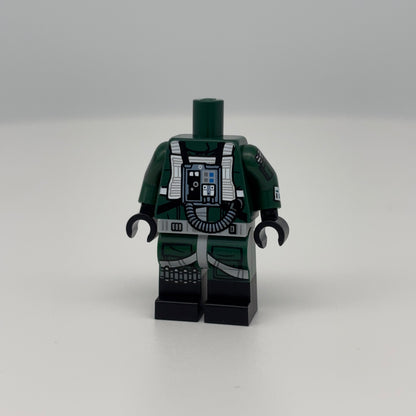Rebel Pilot Jumpsuit Body - LEGO Custom Parts (Orbital)