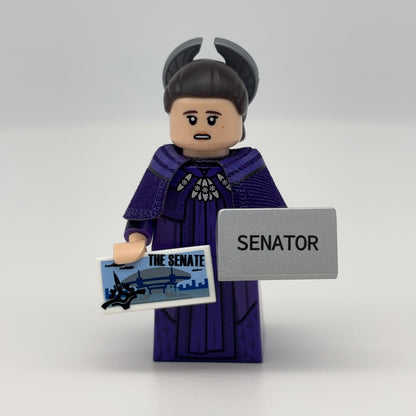 Padme (Thunderous Senator) - LEGO Custom Minifigure (PTC)