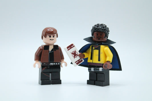 Lando Calrissian & Han Solo Duo Pack - LEGO Custom Minifigures (Orbital)