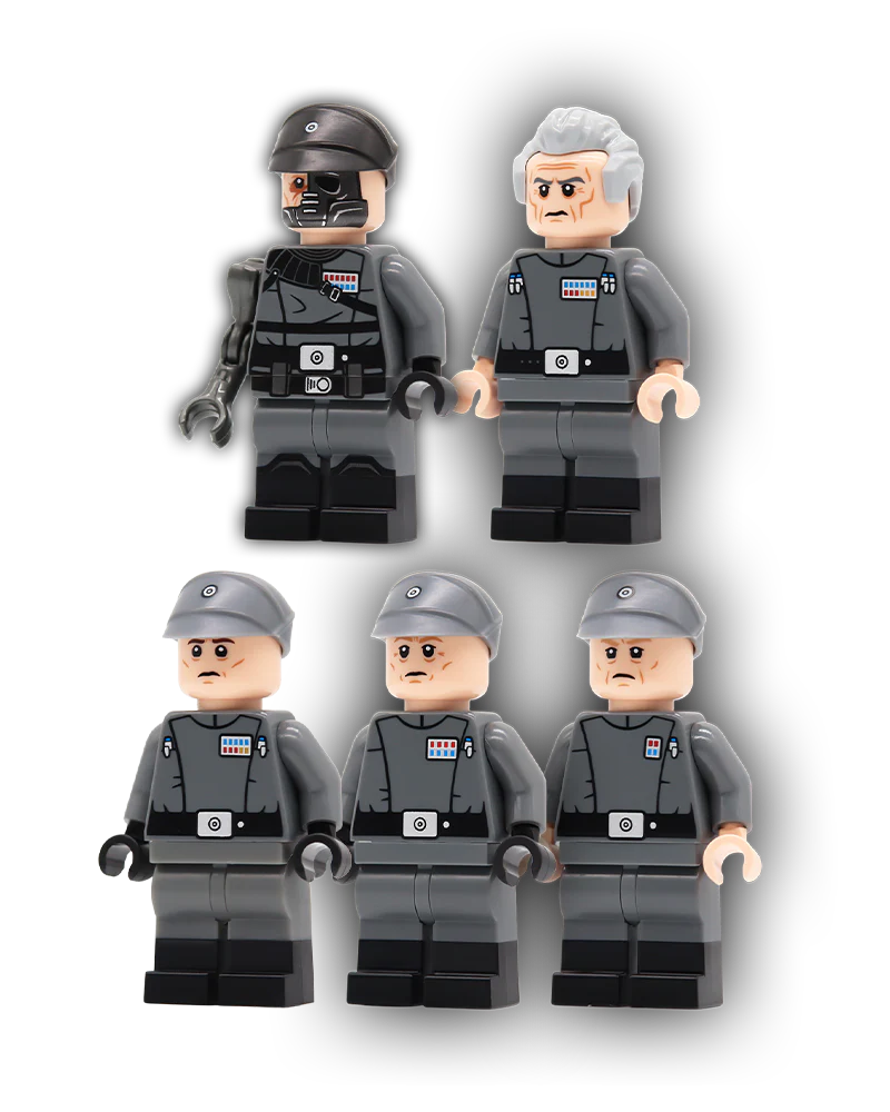 Imperial Officer Wave 2 Pack - LEGO Custom Minifigures (BAFDE)