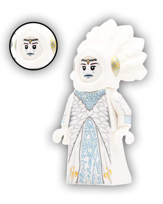 The Onyx Queen (White Alt) - LEGO Custom Minifigure (BAFDE)