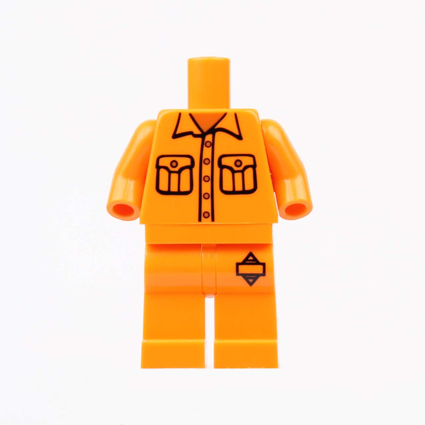 Arkham Jumpsuit Body - LEGO Custom Parts (Orbital)