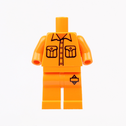 Arkham Jumpsuit Body - LEGO Custom Parts (Orbital)