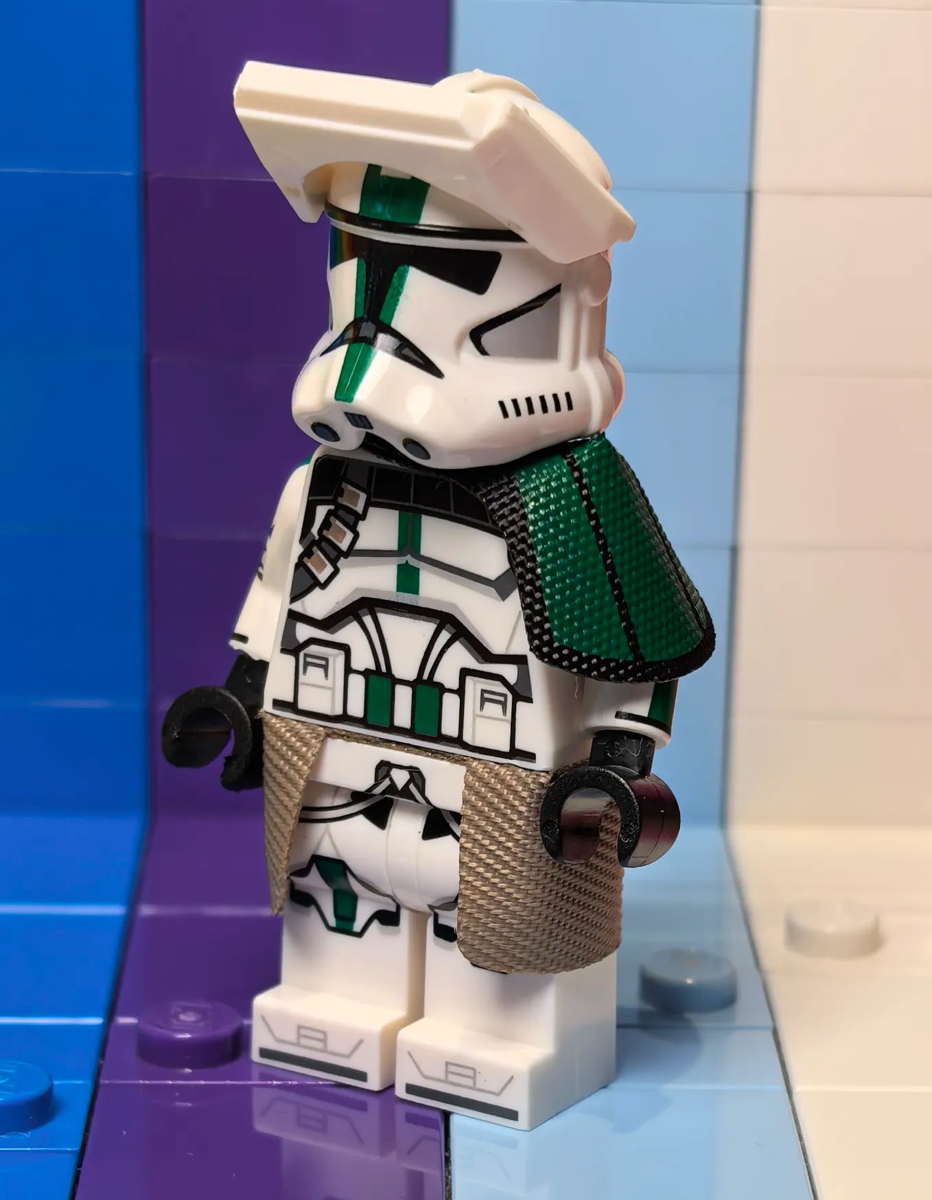 Dark Green Commander Deviss - LEGO Custom Minifigure (GCC)