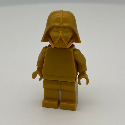 Prototype Gold Darth Vader Monochrome - Authentic Lego Minifigure