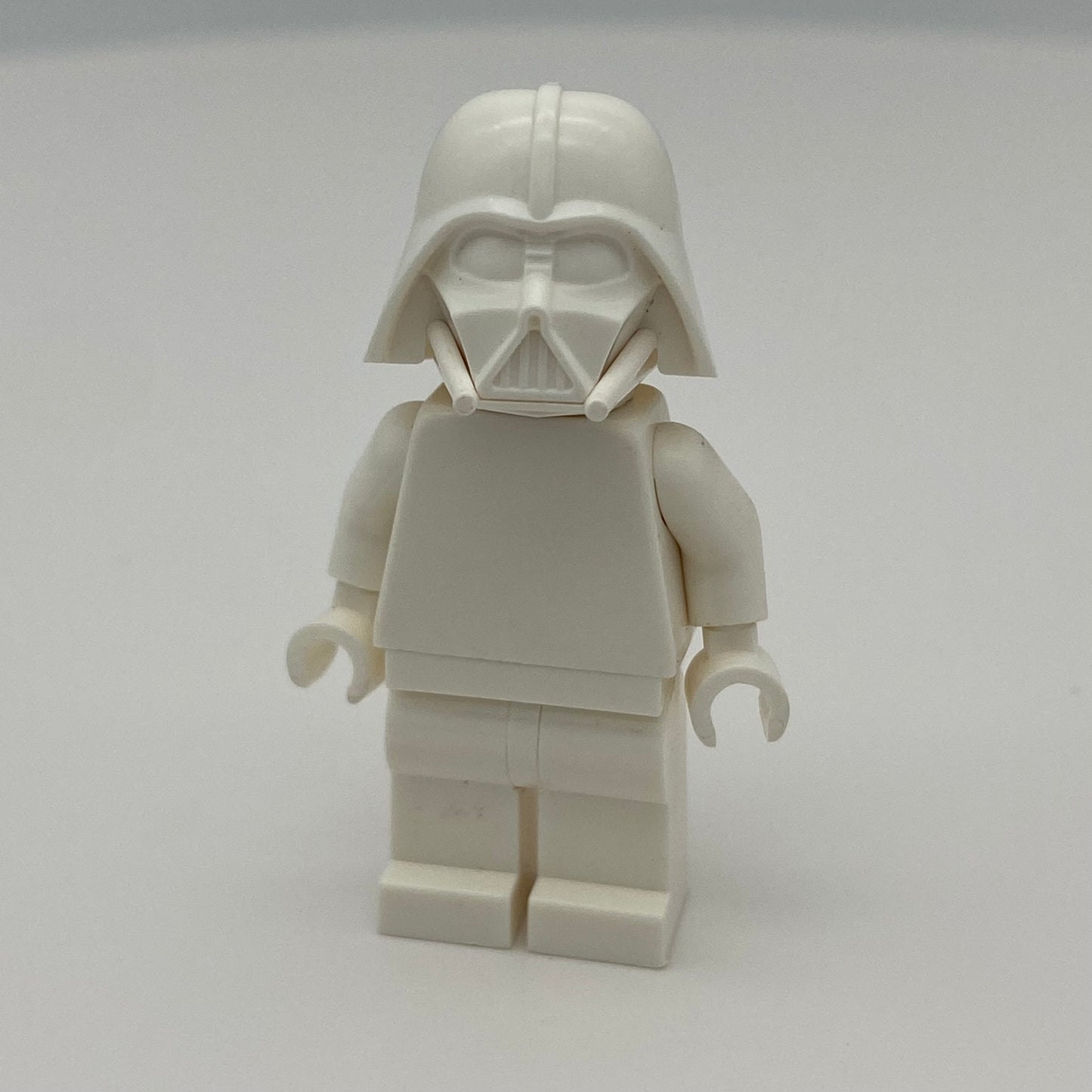 Prototype White Darth Vader Monochrome - Authentic Lego Minifigure