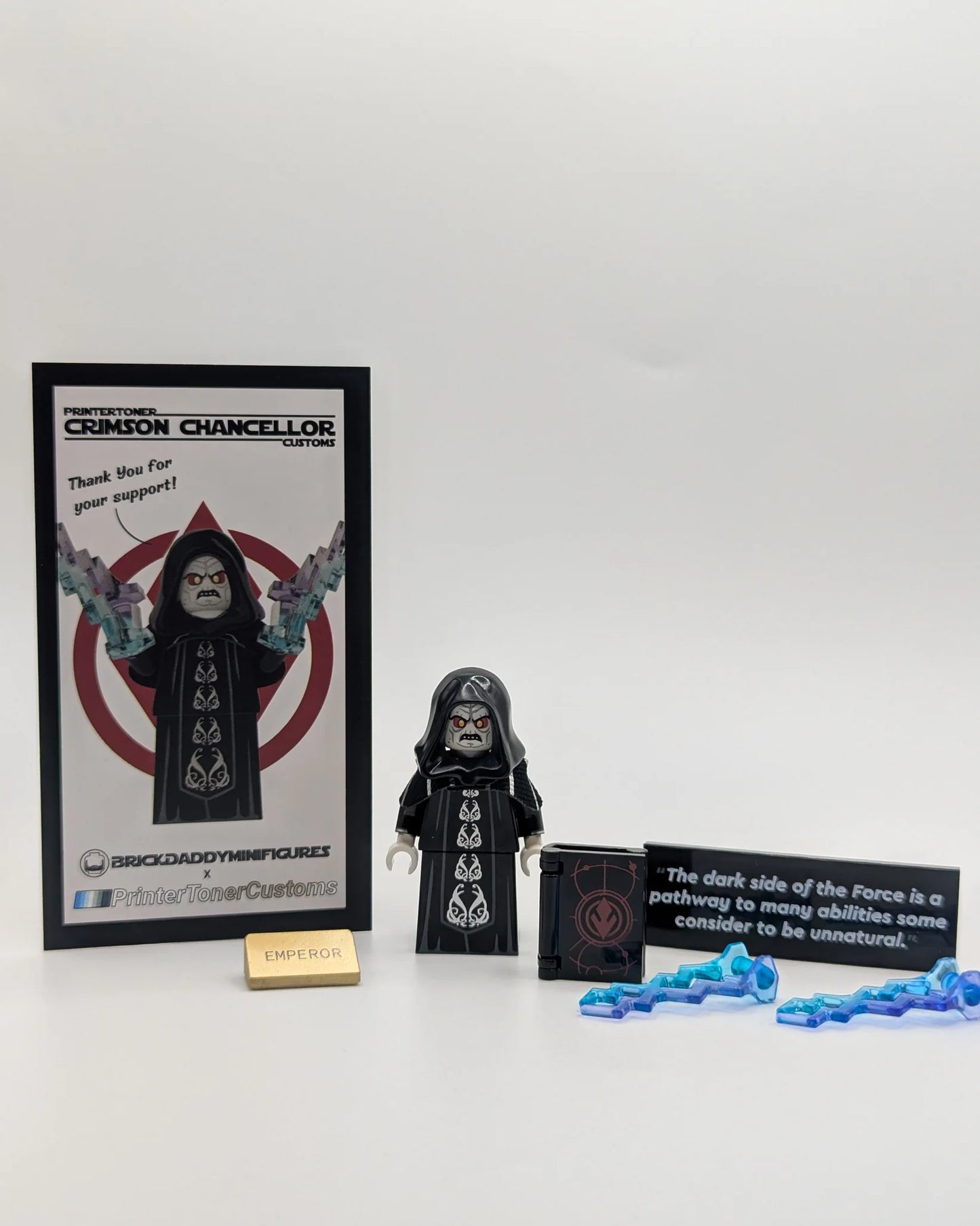 Evil Crimson Chancellor - LEGO Custom Minifigure (PTC)