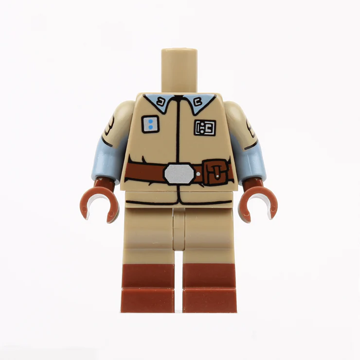 Rebel Officer Body - LEGO Custom Parts (Orbital)
