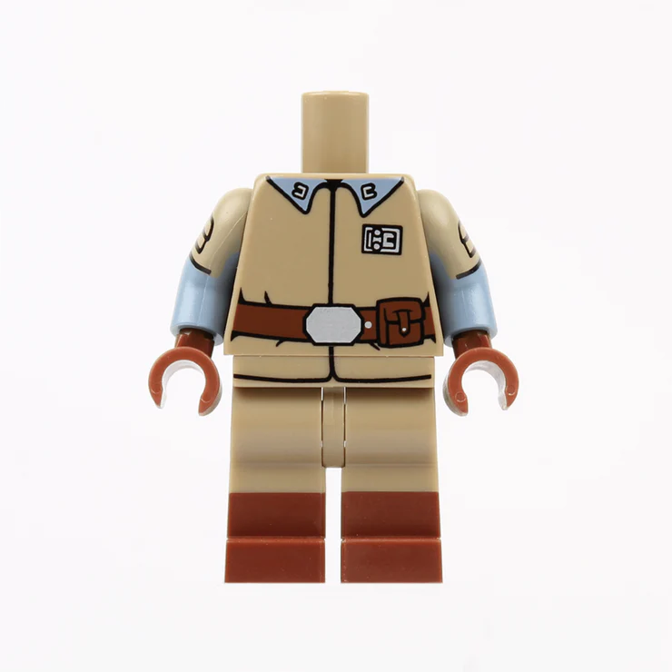 Rebel Officer Body - LEGO Custom Parts (Orbital)