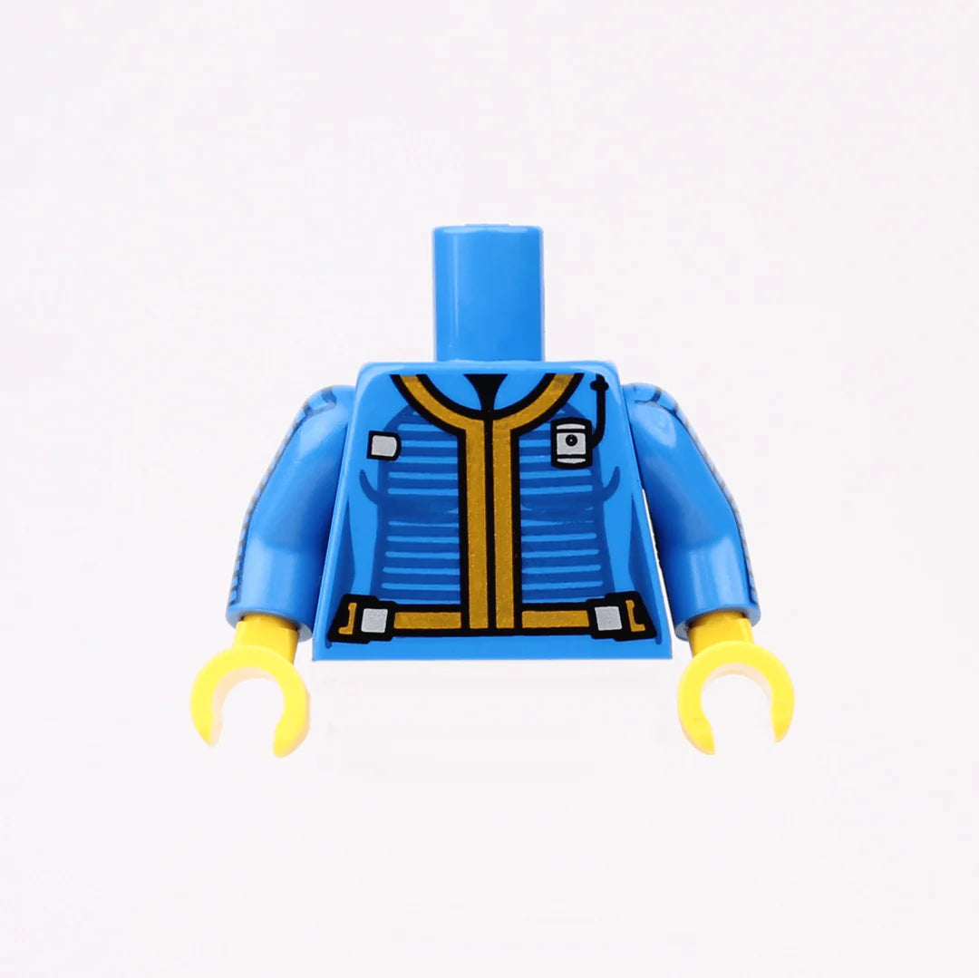 Fallout Vault Torso (Female) - LEGO Custom Part (Orbital)