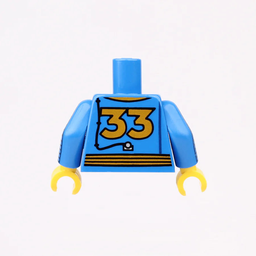 Fallout Vault Torso (Male) - LEGO Custom Part (Orbital)