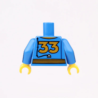 Fallout Vault Torso (Male) - LEGO Custom Part (Orbital)