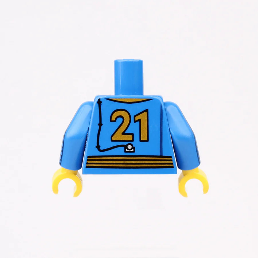 Fallout Vault Torso (Male) - LEGO Custom Part (Orbital)