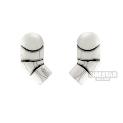 Custom Printed SW White Clone Trooper Arms